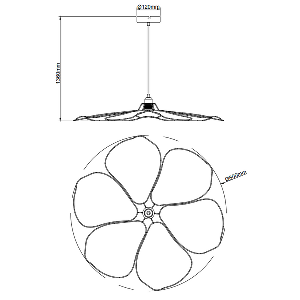 Various Schmetterling Pendelleuchte – stimmungsvolle Beleuchtung über dem Esstisch