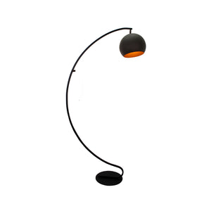 Various Sfera Bogenlampe – Schwarze Stehlampe für modernes Interieur