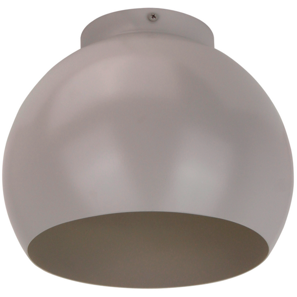 Various Sfera Deckenleuchte, Ø25 cm, in Grau. 1-flammig und aus hochwertigem Metall – für schlichte Eleganz in jedem Interieur.