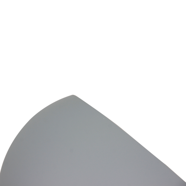 Hellblaue Sfera Tischlampe – runde Form – cremefarbene Innenfläche