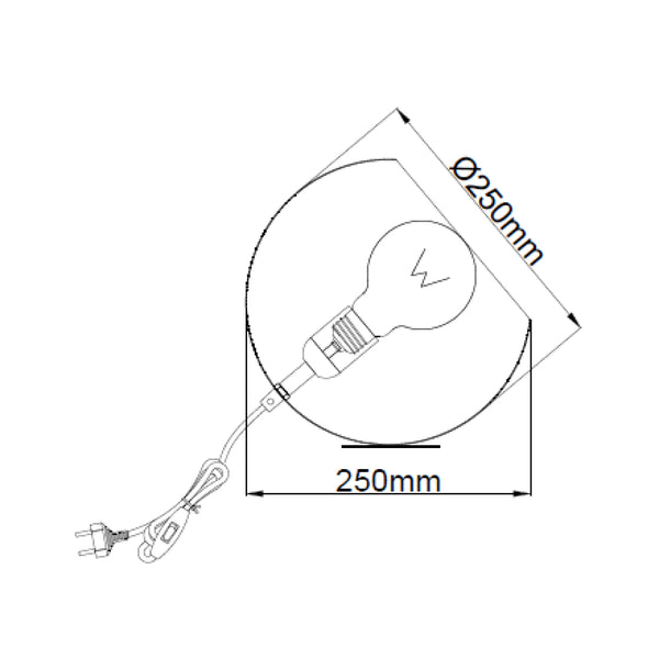 Sfera Tischlampe – modernes Design – 1-flammig – warmes Licht in Sand