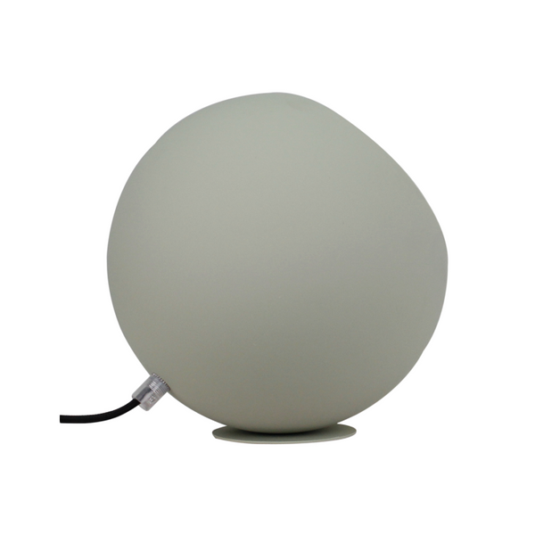 Stilvolle Tischlampe Sfera – Ø20/25 cm – Hellgrün – dekorative Akzentbeleuchtung