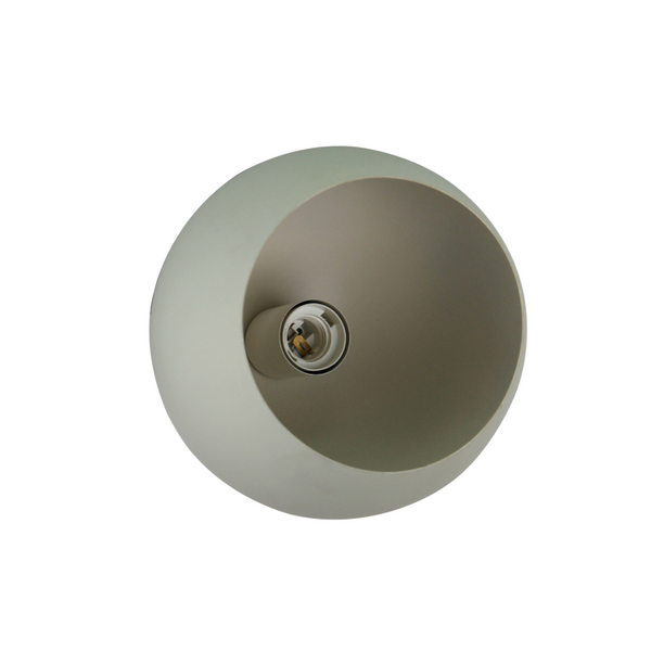 Stilvolle Tischlampe Sfera – Ø20/25 cm – Hellgrün – dekorative Akzentbeleuchtung