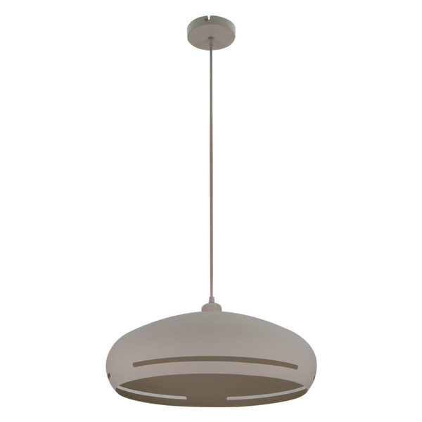 Various Streifen Hängeleuchte Ø45 cm Creme – Modernes Design, sanfte Farbe, dekoratives Lichtspiel