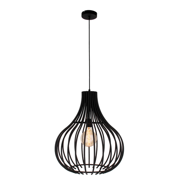 Various Cipolle Pendelleuchte 1-flammig in Schwarz – Modernes Design für zeitgemäße Innenräume