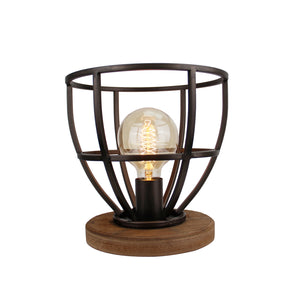 Various Frame Tischleuchte – Industrial & Modern – Schwarz – Ø25 cm