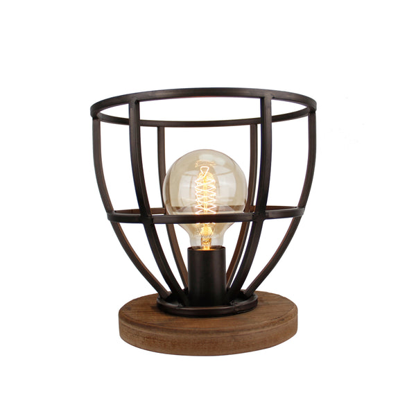 Various Frame Tischleuchte – Industrial & Modern – Schwarz – Ø25 cm