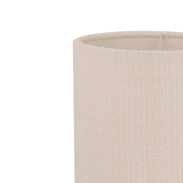 Porto Tischlampe in Taupe – E27-Fassung und elegantes Design mit runder Basis.