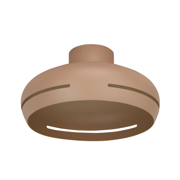 Verschiedenes Lichtspiel an der Wand durch die Streifen-Deckenlampe