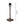 Various Metall Lampenfuß – Nickel Matt & Schwarz – Höhe 33 cm, E27-Fassung, quadratische Basis
