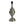 Various Metall-Lampenfuß in Nickel Matt – Klassische Eleganz für Ihre Beleuchtung (43 cm)