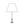 Various Lampenfuß Metall Oval, E27 Fassung - Perfekter Lampenfuss für Stilvolle Tischlampe oder Nachttischlampe