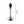 Various Lamp Base Metal Nickel Matt - 29cm Height, E27 - Stylish and Robust Lamp Bases for Your Home