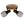 Chericoni Sylvie Deckenstrahler – 2-flammig – E14 – Bronze – Glas