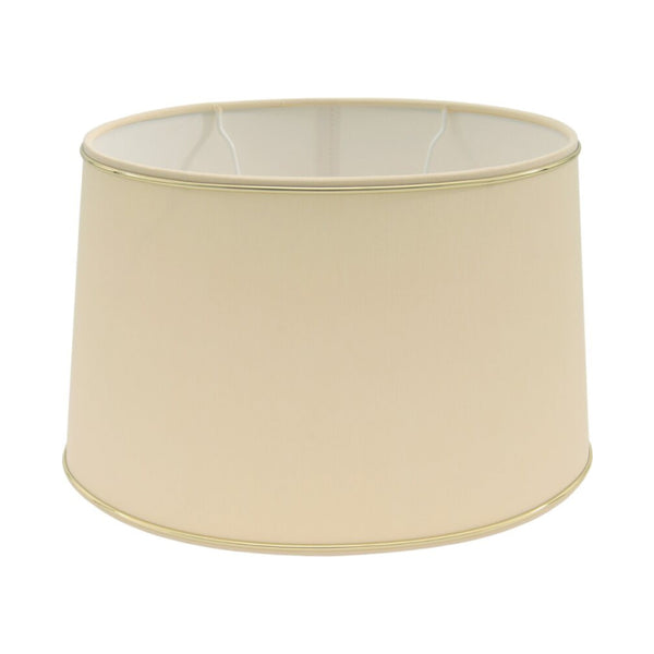 Various Lampenschirm Oval Chintz mit Goldkante, für E27 - für Tischlampe