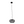 Elegante Chericoni Curvato Lampe zum Hängen, Ø30 cm, 1-flammig, E27, in zeitlosem Schwarz für puristische Raumgestaltung.