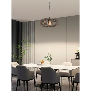 Chericoni Curvato Hängelampe, Ø60 cm, 1-flammig, E27, Bronze, ideal als dekorativer Blickfang über Esstisch oder Wohnbereich.