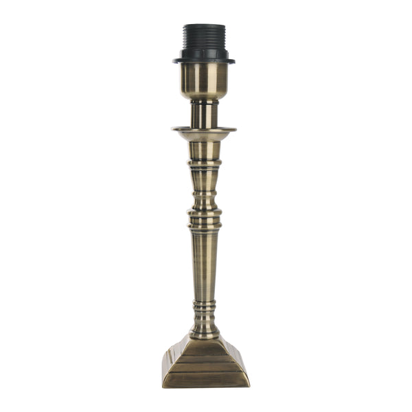 Various Lampenfuß Eckig - Messing - Metall - 32 cm - E27 – Modern & Elegant