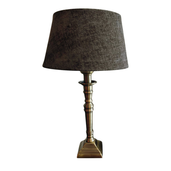 Various Lampenfuß Eckig - Messing - Metall - 32 cm - E27 – Modern & Elegant