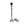 Various Lampenfuß Eckig - Chrom - Metall - 32 cm - E27 – Modern & Elegant