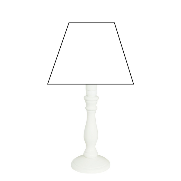 Various Lampenfuß Tina, E14 - für in Modernem Design als Stilvolle Tischlampe oder Nachttischlampe H22