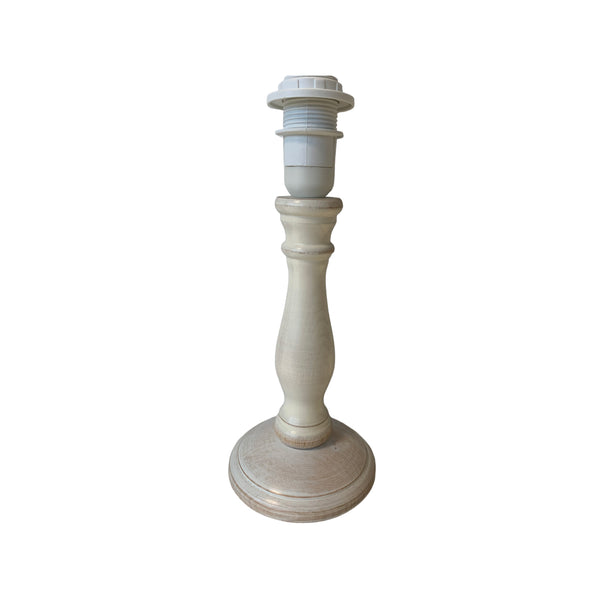 Various Lampenfuß Tina - Creme - E14/E27 - 20,5 oder 26 cm - Zeitlos & Elegant von Various