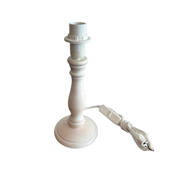 Various Lampenfuß Tina - Creme - E14/E27 - 20,5 oder 26 cm - Zeitlos & Elegant von Various