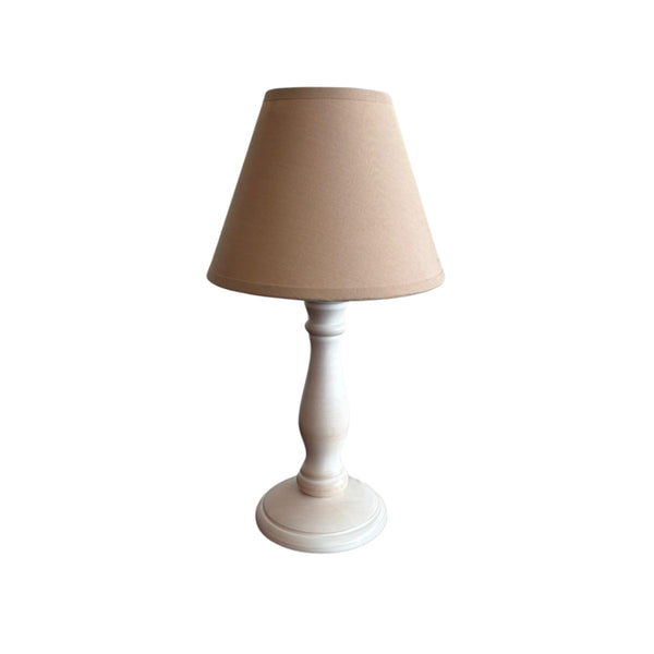 Various Lampenfuß Tina - Creme - E14/E27 - 20,5 oder 26 cm - Zeitlos & Elegant von Various