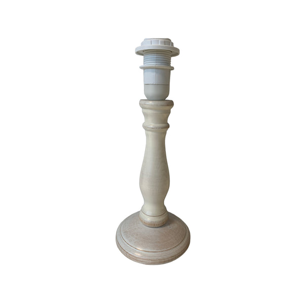 Various Lampenfuß Tina - Creme - E14 - 22 oder 28 cm - Zeitlos & Elegant von Various