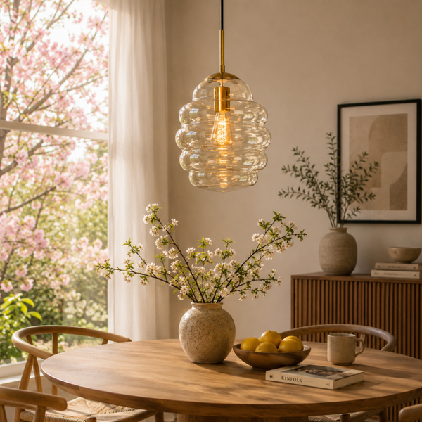 Chericoni Favo pendant lamp - 1 light - Ø26cm - glass