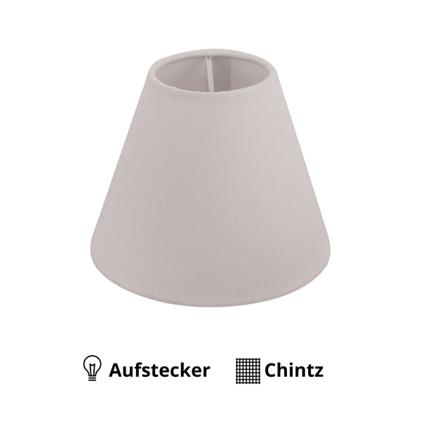 Diverse lampenkap opstekers – Ø14 cm - Wit - Chintz