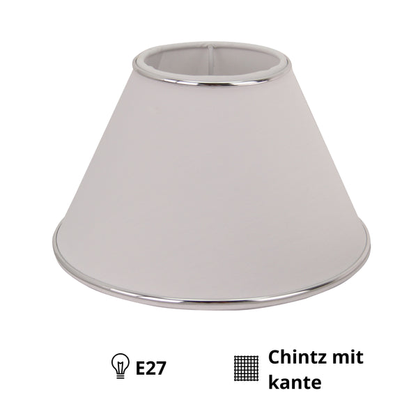 Various lampenkap top – Chintz met rand – Wit, crème of beige