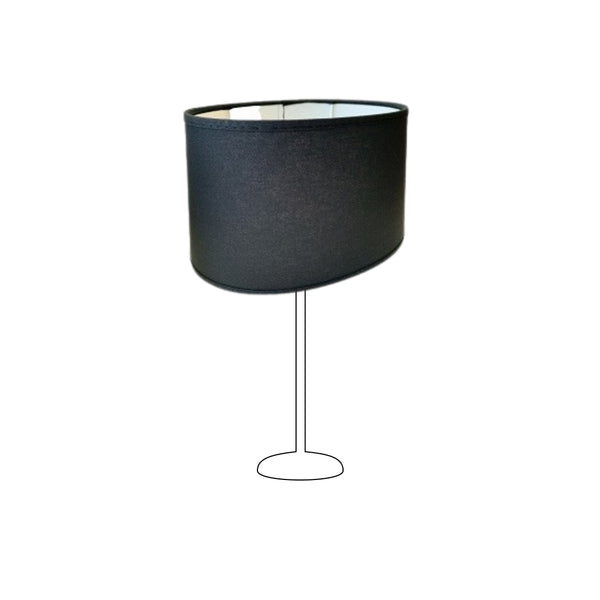 Various Lampenschirm Oval - Chintz – Schwarz - Ø25 cm