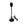 Various Lampenfuß Metall Schwarz - 29 cm mit E27-Fassung – Elegant und robust