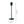 Various Lampenfuß Metall Schwarz - 31,5 cm mit E27-Fassung – Elegant und robust