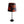 Various Lampenfuß Metall Rost - 29 cm mit E27-Fassung – Warmer Farbton mit Charakter