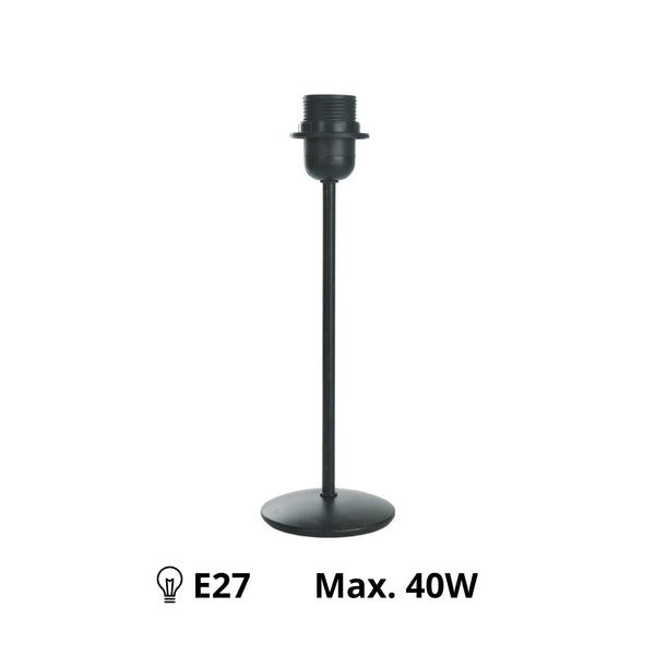 Various Lampenfuß Metall Rost - 29 cm mit E27-Fassung – Warmer Farbton mit Charakter