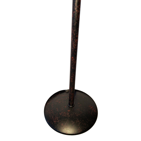 Various Lampenfuß Metall Rost - 31,5 cm mit E27-Fassung – Warmer Farbton mit Charakter