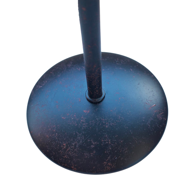 Various Lampenfuß Metall Rost - 31,5 cm mit E27-Fassung – Warmer Farbton mit Charakter
