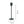 Various Lampenfuß Metall Rost - 29 cm mit E27-Fassung – Warmer Farbton mit Charakter