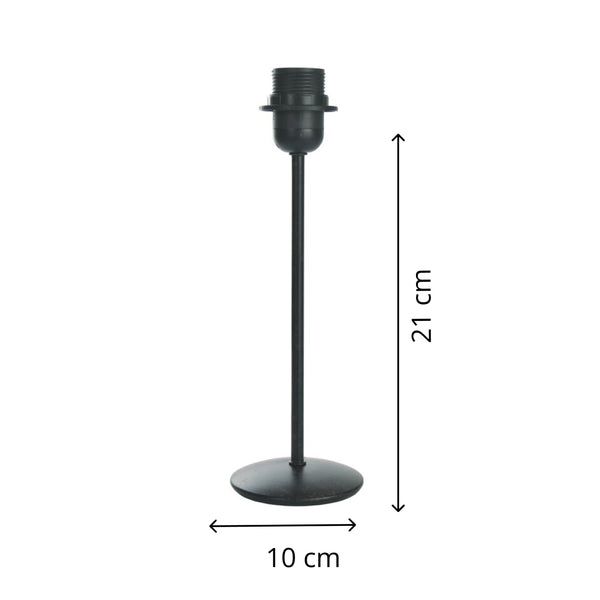 Various Lampenfuß Metall Rost - 29 cm mit E27-Fassung – Warmer Farbton mit Charakter