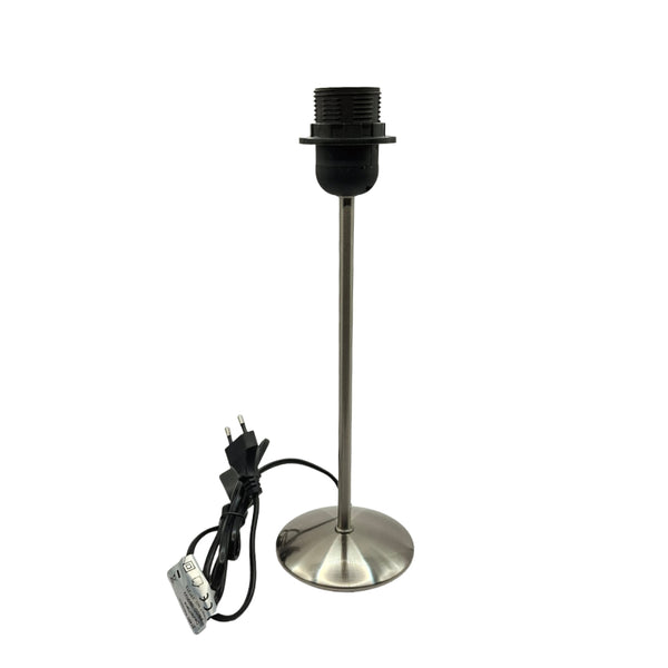 Various lamp base metal iron brushed - 31 cm with E27 socket – stylish and modern