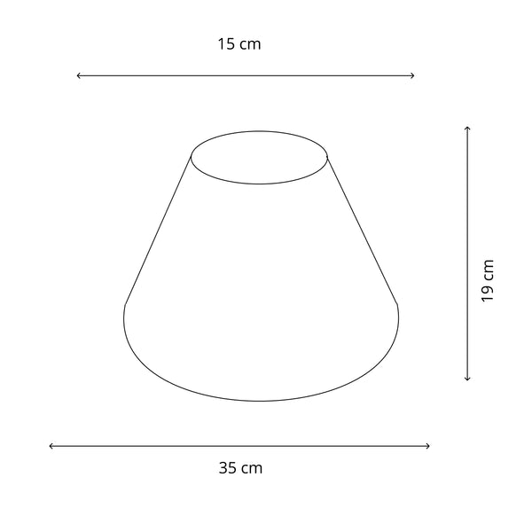 Various Lampenschirm Top rund – Chintz - Creme – Ø 30, 35, 40, 45 oder 50 cm