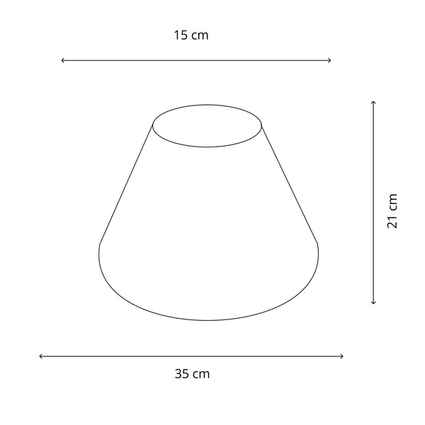 Various lampenkap Top-Round – Grijs - Linnen - Ø30, 35 of 40 cm