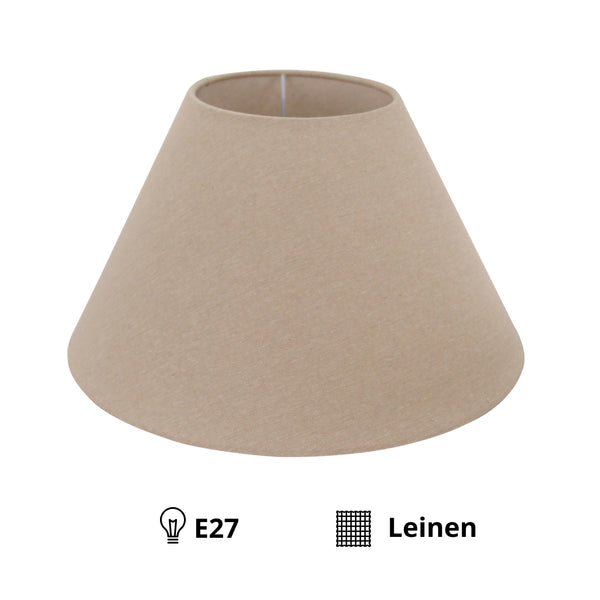 Various lampenkap Top-Round – Grijs - Linnen - Ø30, 35 of 40 cm