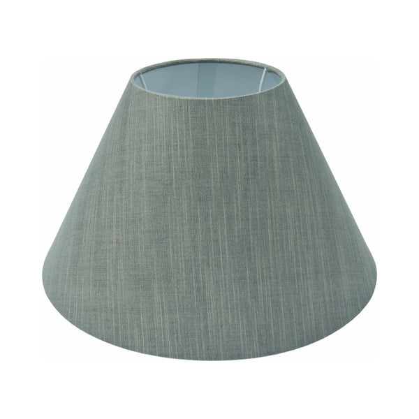 Various Lampenschirm Top rund – Wildseide - Grau – Ø40 cm