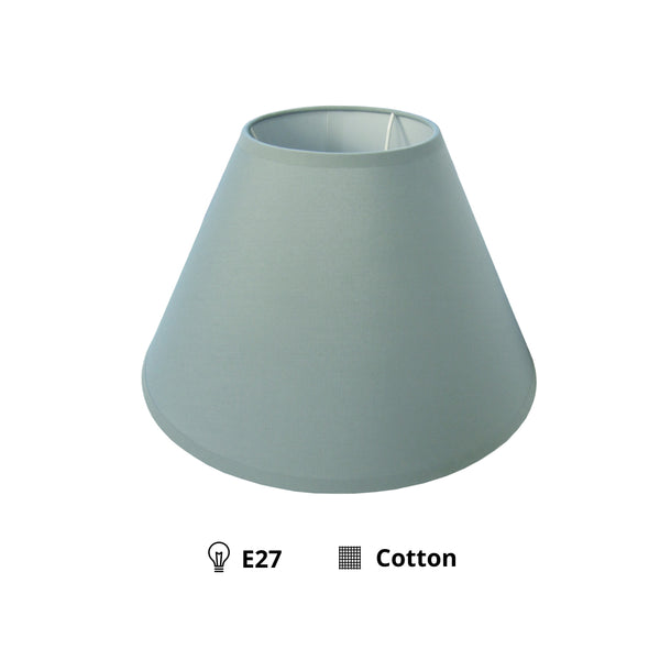 Various Lampenschirm Top rund – Cotton - Blaugrau – Ø40 cm