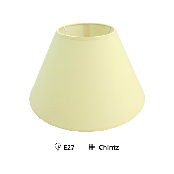 Various Lampshade – Chintz Cream – Top Round – Ø 30, 35 &amp; 40 cm