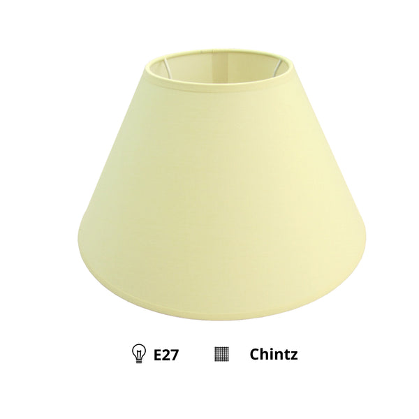 Various Lampshade – Chintz Cream – Top Round – Ø 30, 35 &amp; 40 cm