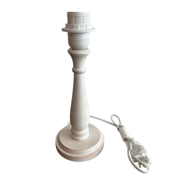 Various Lampenfuß Tina - Creme - E14/E27 - 20,5 oder 26 cm - Zeitlos & Elegant von Various